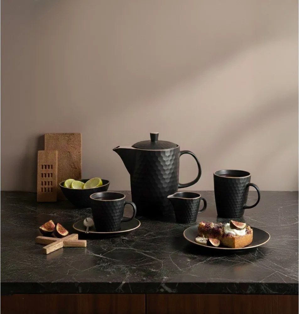 Ceainic negru din ceramică 1,3 l Tea Time – Orion