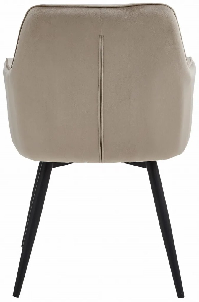 Scaun de masa rotativ JORK360 VELVET, bej