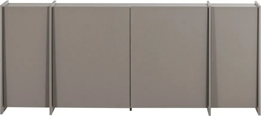 Comodă gri cu aspect de lemn de frasin 200x85x44 cm Brock – WOOOD