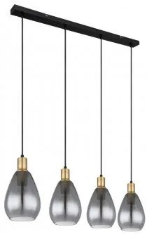 Suspensie vintage 4 becuri E27 Fanni 15563-4H Globo