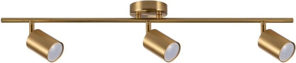 Spot LED RGBW reglabil GOLDI 3xGU10/6W/230V auriu