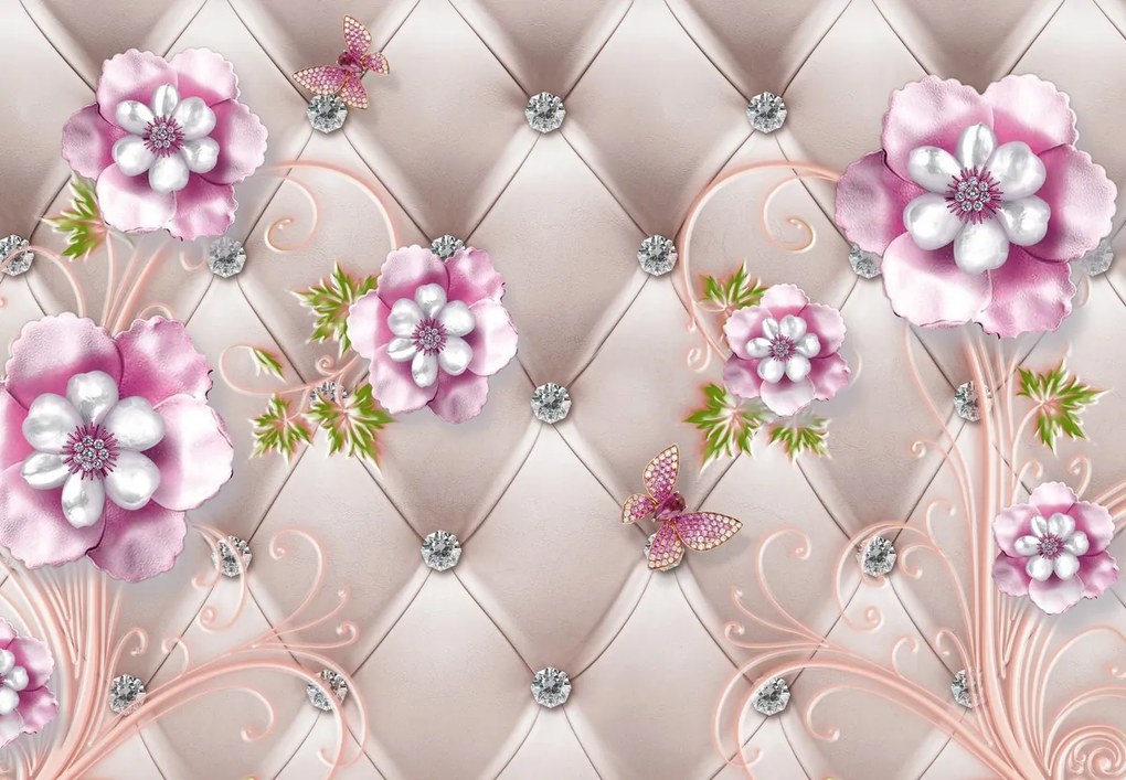 Fototapet - Flori de diamant (147x102 cm)