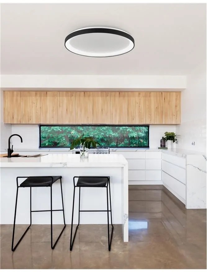 Plafoniera LED dimabila design circular PERTINO D-58cm