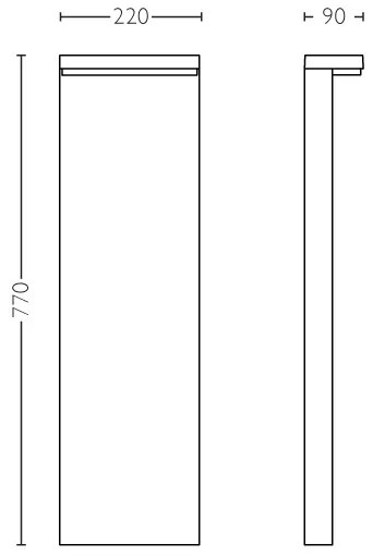 Lampă LED de exterior MYGARDEN BUSTAN 2xLED/4,5W/230V IP44 Philips 16486/93/P0