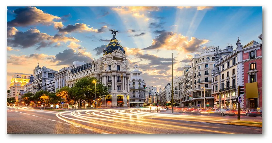Pictura pe sticlă acrilică Madrid, spania