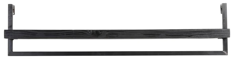 Raft negru mat din lemn de brad Maddison – Light &amp; Living