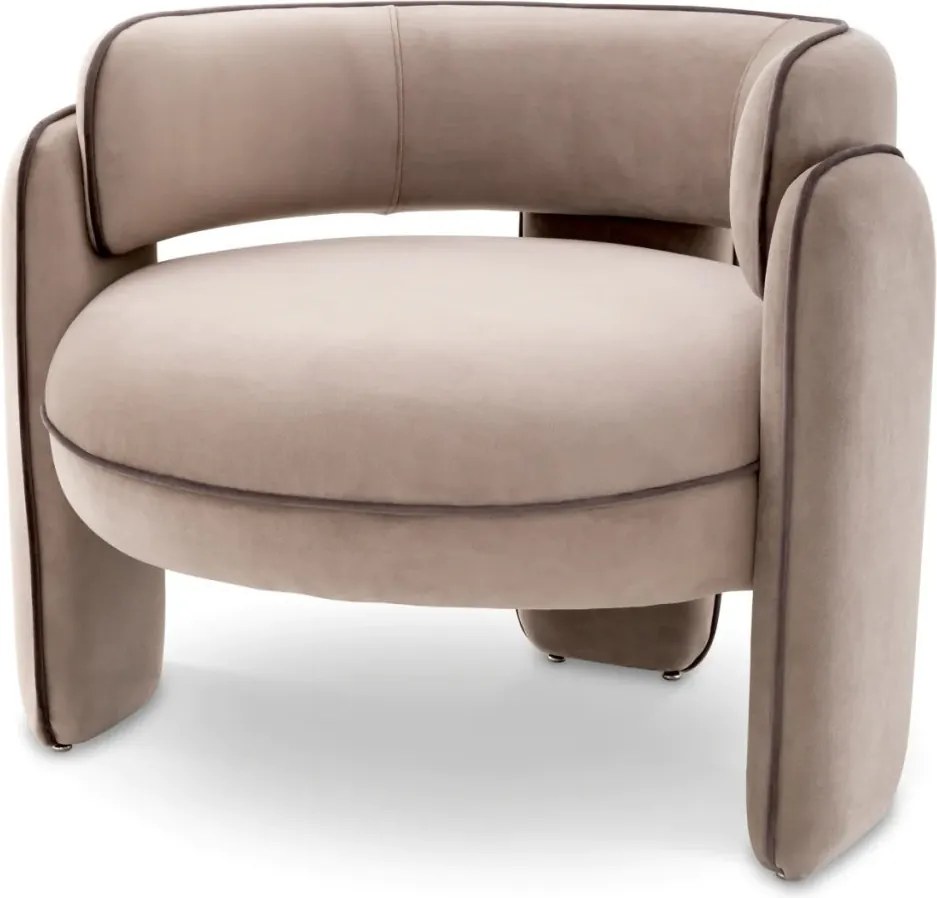 Scaun modern design LUX Chaplin, Savona greige