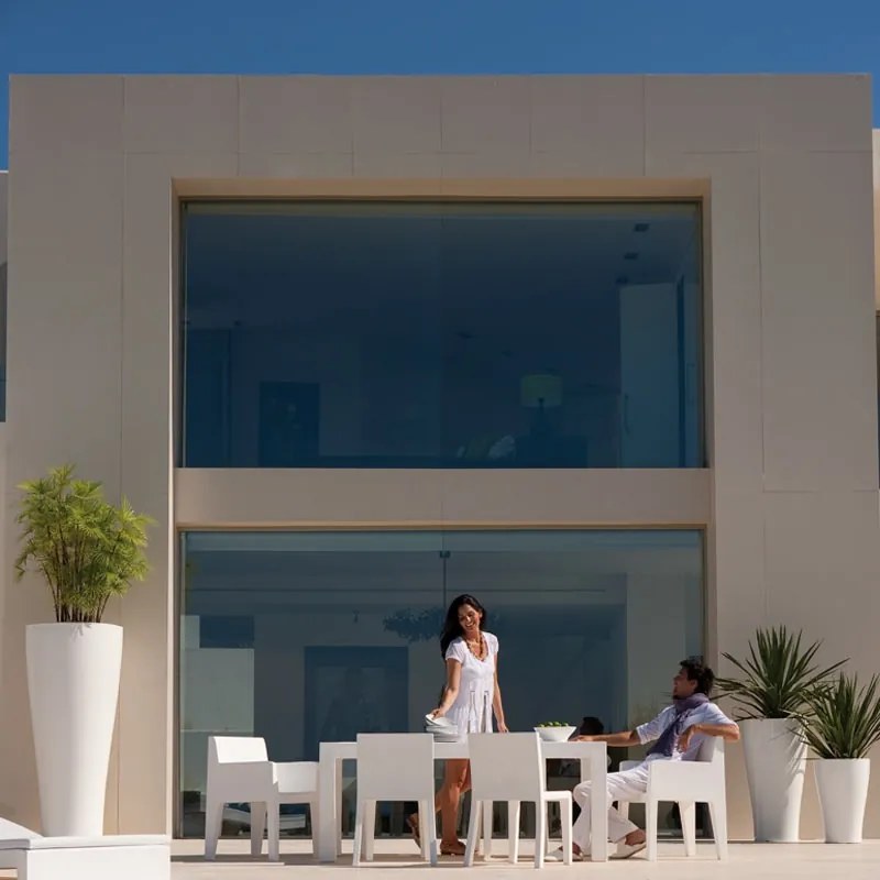 Masa dining de exterior / interior design modern premium JUT TABLE 180x90cm 44406 Vondom