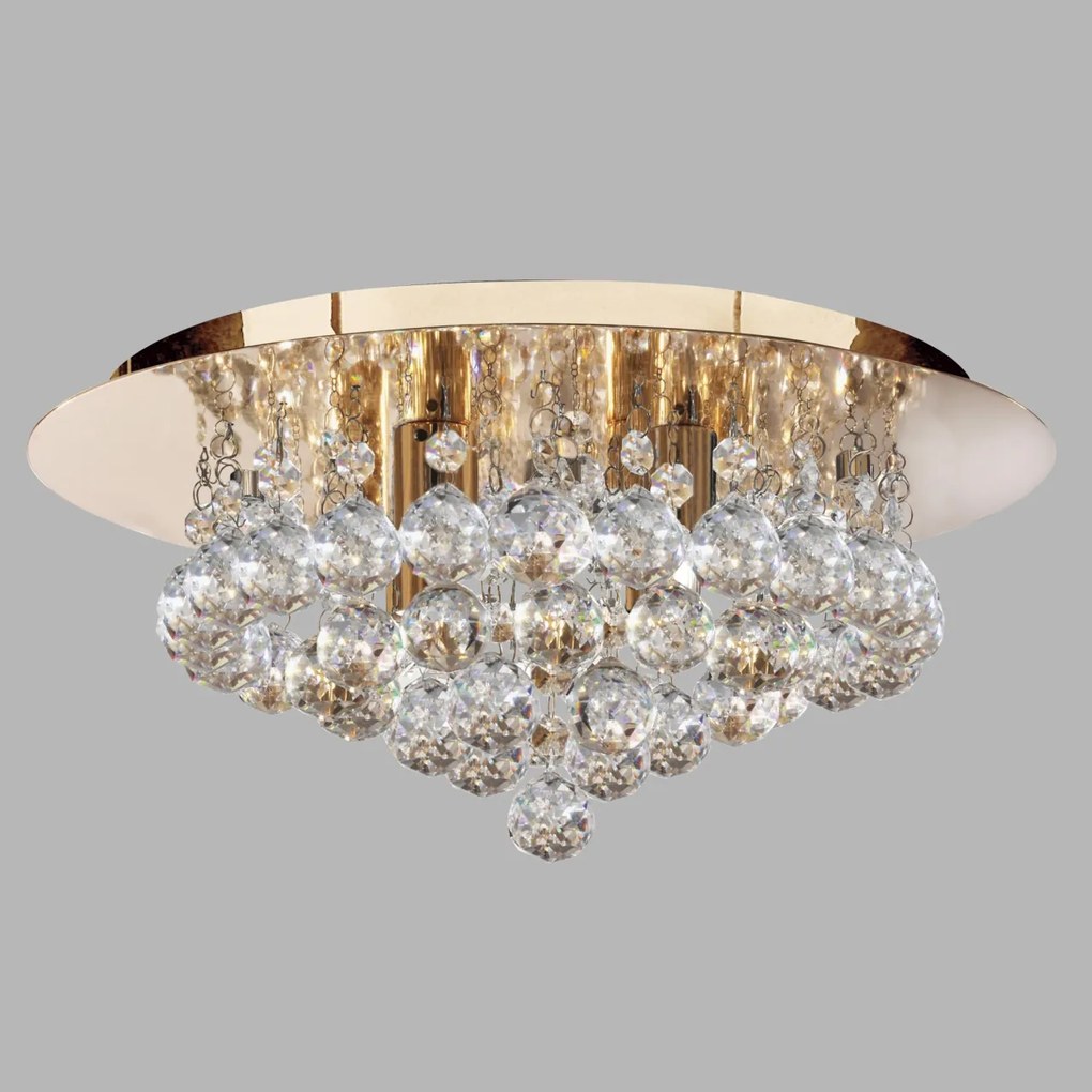Plafoniera eleganta design modern Hanna gold 4L 3404-4GO SRT
