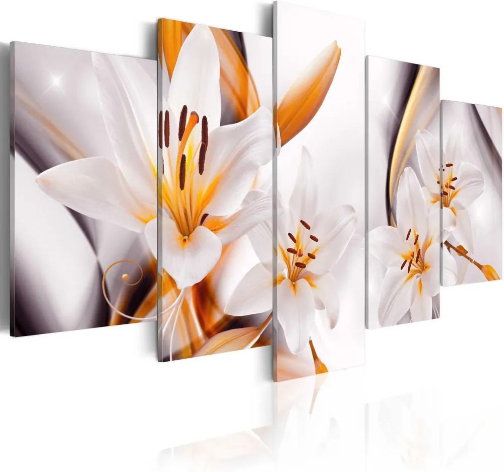 Tablou Bimago - Lilium regale 100x50 cm