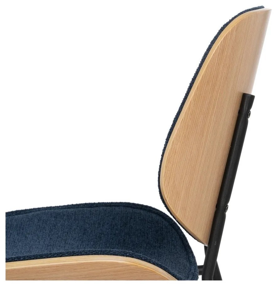 Scaune de dining albastru-închis 2 buc. Elio – Ixia