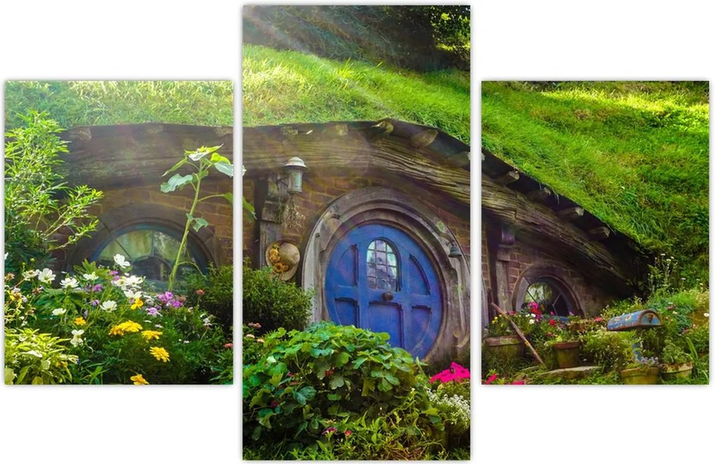 Tablou - Orasul Hobitin (90x60 cm)