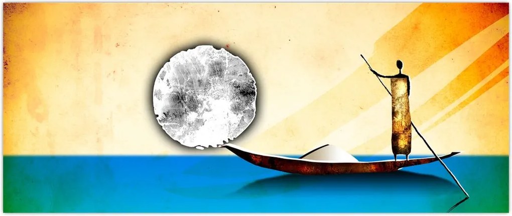 Tablou - Pictură străveche (120x50 cm)