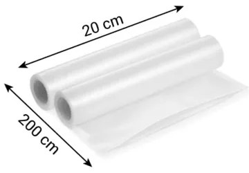 Folie pentru vid Tescoma 4FOOD 20 x 200 cm, 2 buc., S