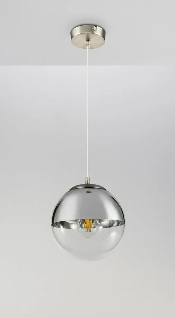 Lustra / Pendul modern 20cm VARUS nickel/crom 15851 GL