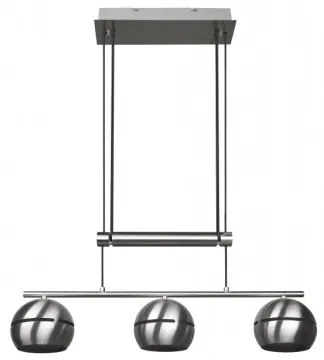 Lustră pe cablu FLETCHER 3xE14/40W/230V crom mat Trio