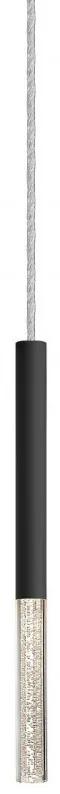 Pendul LED design minimalist One, negru mat