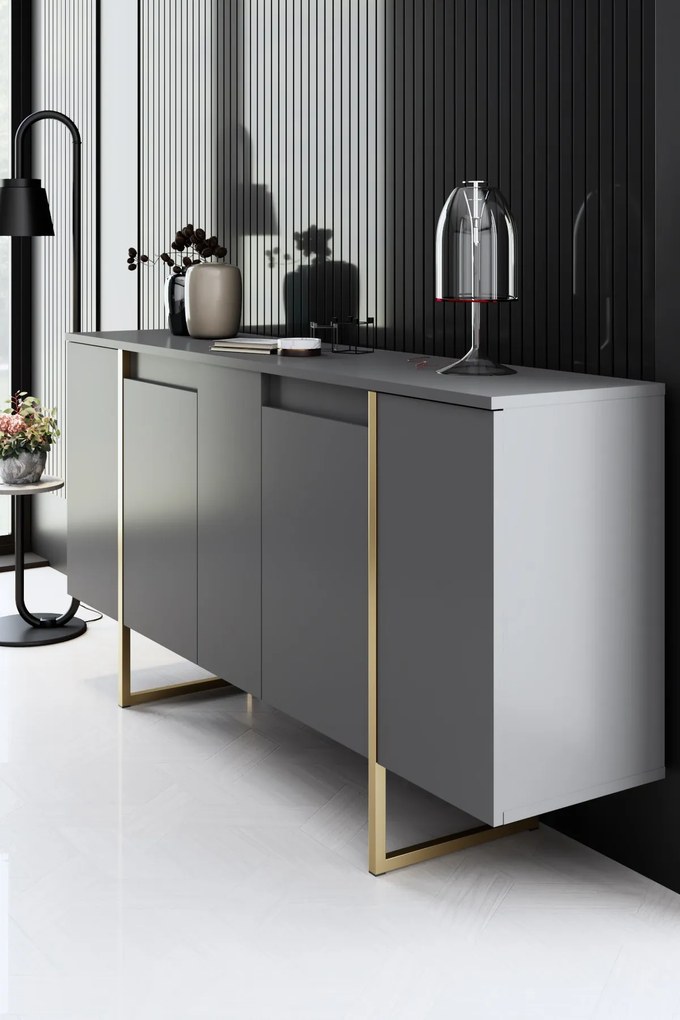 Dulap Luna (antracit + auriu). 1073570