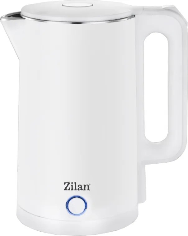 Fierbator electric ZILAN ZLN1147 - 1.7L, 1500W, alb, oprire automata