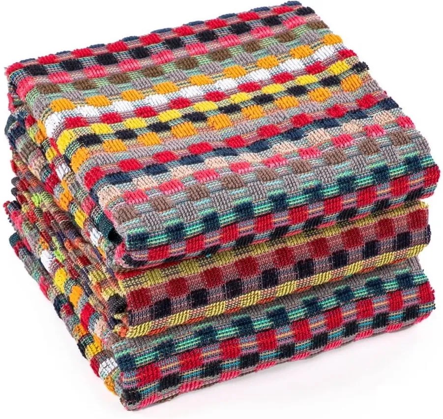 Set 3 prosoape de mâini Tiseco Home Studio Terry, 50 x 70 cm