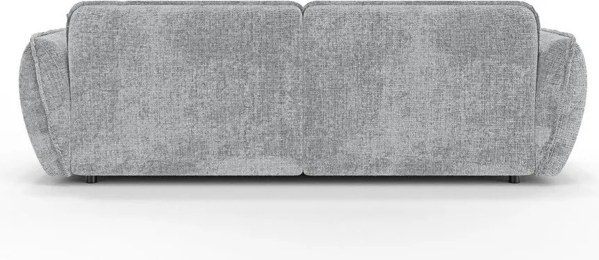 Colțar gri deschis cu tapițerie din chenille (cu colț pe partea dreaptă/cu șezlong) Nelia – Ropez