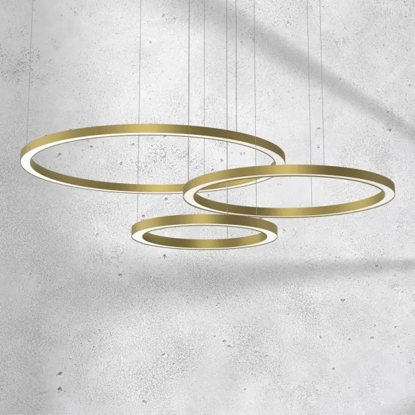 Lustră LED pe cablu GALAXIA LED/85W/230V aurie