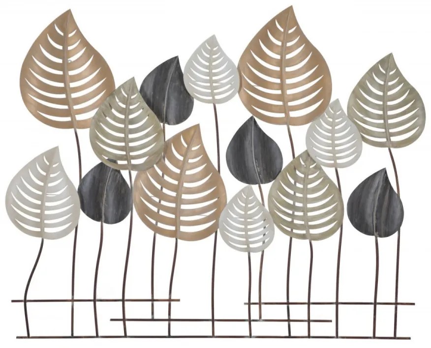 Panou decorativ multicolor din metal, 103,5x5x84 cm, Otip Mauro Ferretti