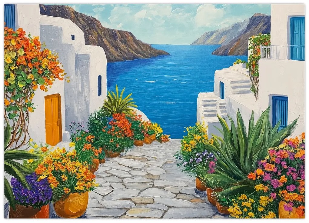 Tablou - Alee grecească (70x50 cm)