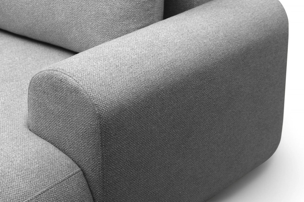Colțar extensibil cu funcție de dormit Lotulis Mini dreapta - gri material hidrofob Blur 18