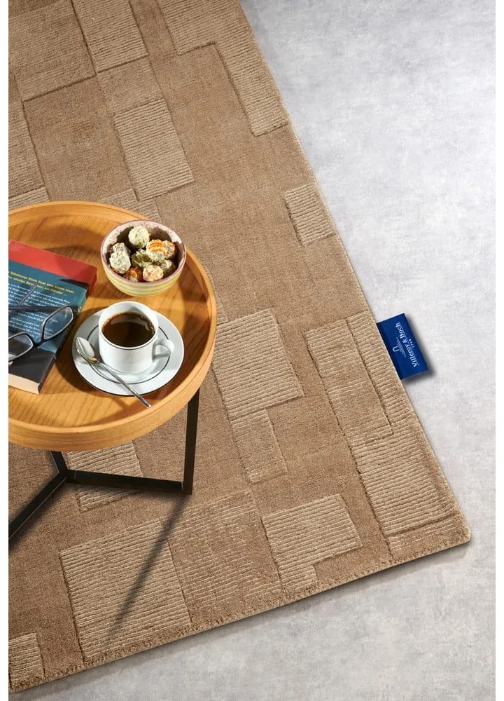Covor bej țesut manual din lână 190x280 cm Wilhelmine – Villeroy&amp;Boch