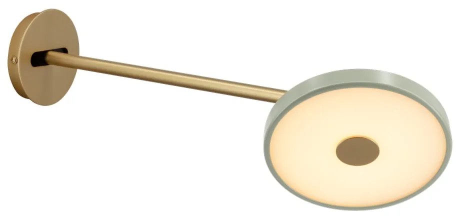 Aplică de perete verde-deschis LED cu intensitate reglabilă ø 15 cm Asteria Wall Long – UMAGE