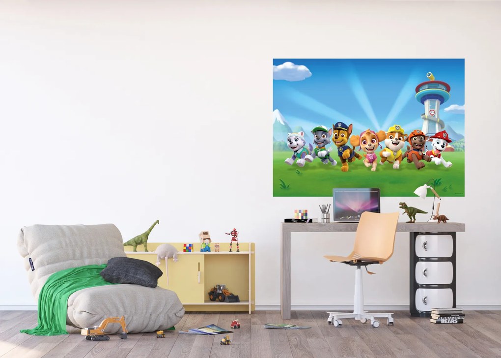 Fototapet Paw Patrol - Happy team