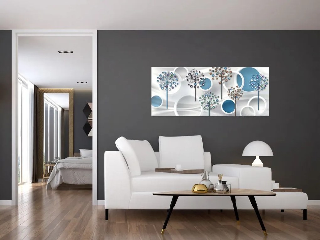Tablou abstarcției artistice (120x50 cm)