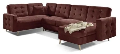Colțar Asgard 326cm Brun
