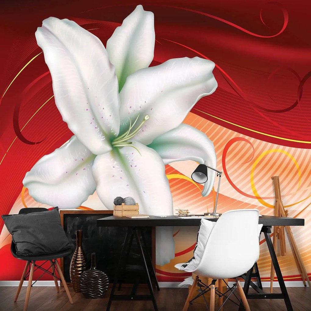Fototapet - Arta abstractă a Lili Hearts (152,5x104 cm)