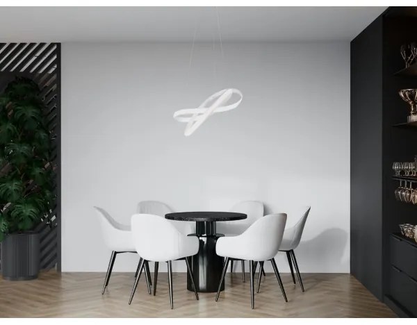 Lustră LED dimabilă pe cablu LED/70W/230V 3000-6500K alb + telecomandă