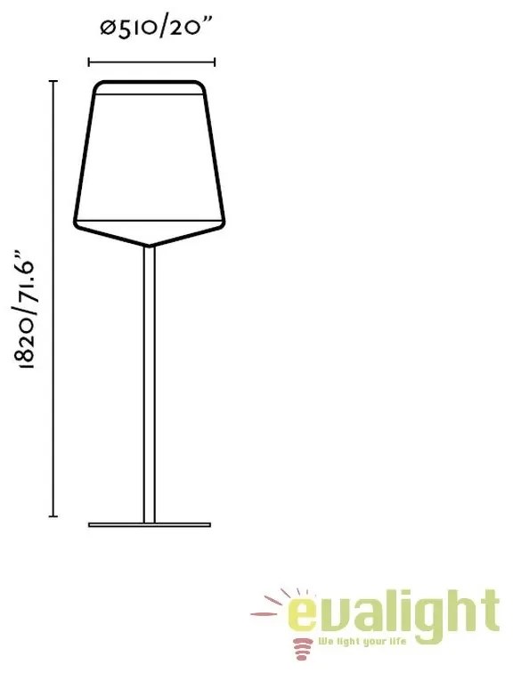 Lampadar lemn / Lampa podea design deosebit STOOD 29847