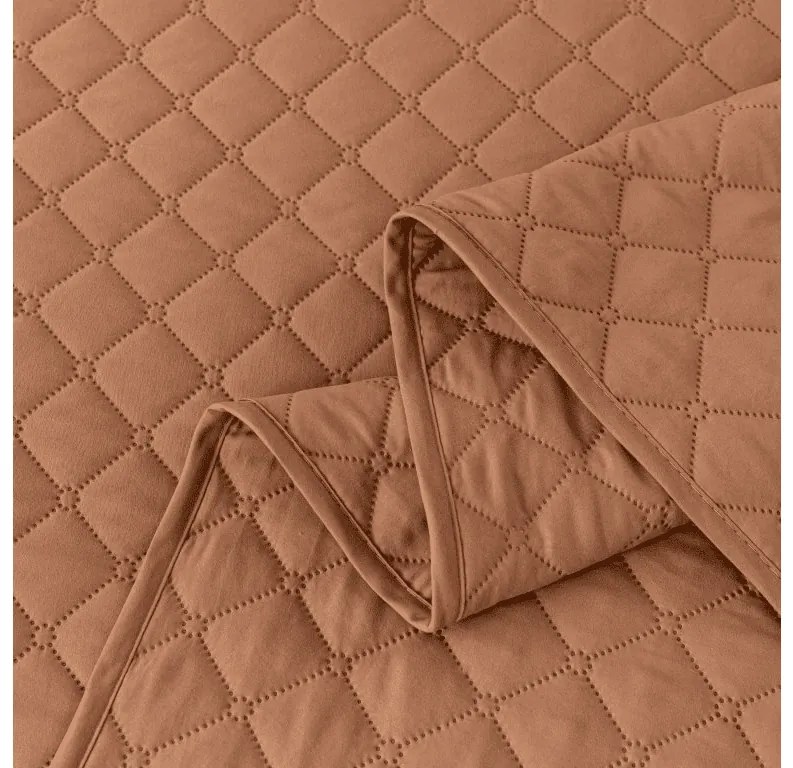 Cuvertura de pat cu model LANTA, maro Dimensiune: 220 x 240 cm