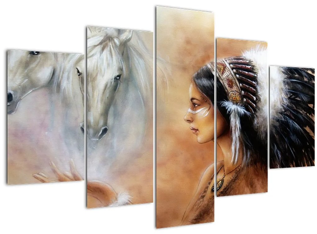 Tablou - Farmecele indienilor (150x105 cm)