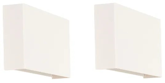 Set de 2 aplice moderne albe - Otan