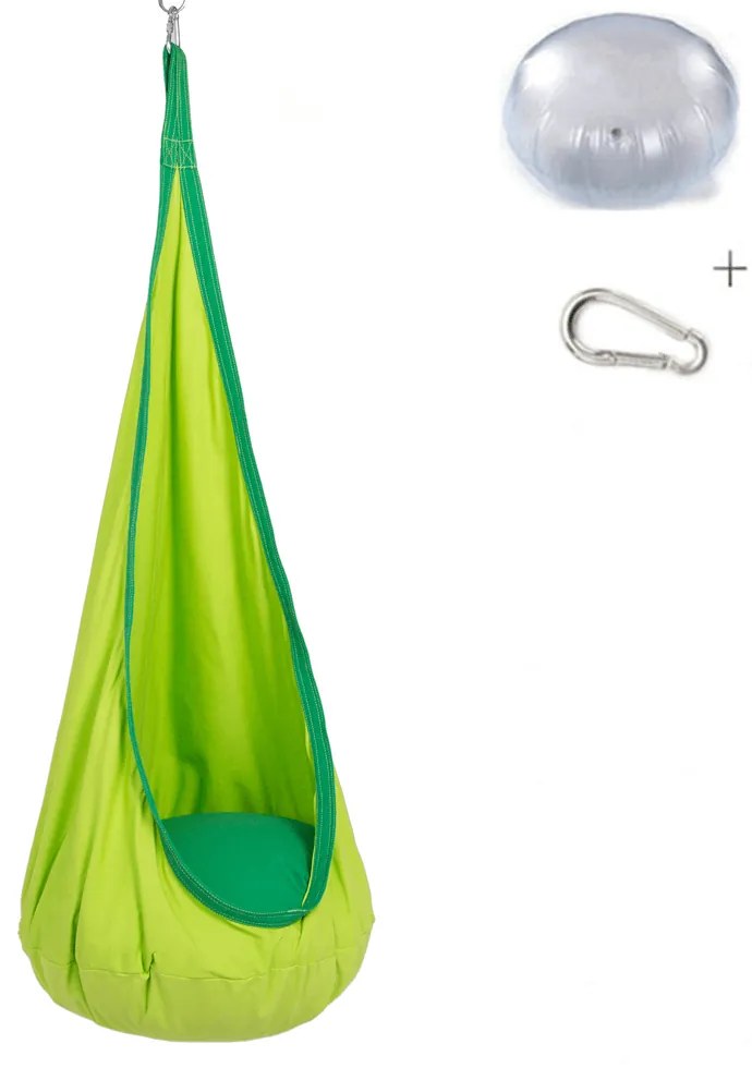 Fotoliu balansoar suspendat Sentra (verde). 1021457