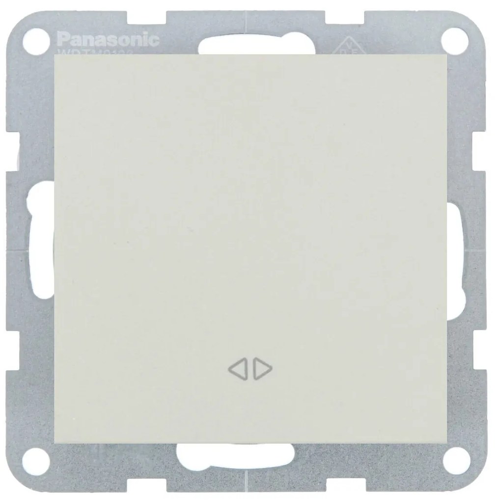 Intrerupator cruce 10A, IP20, Sandstone, Panasonic Karre Plus 55 Soft Touch
