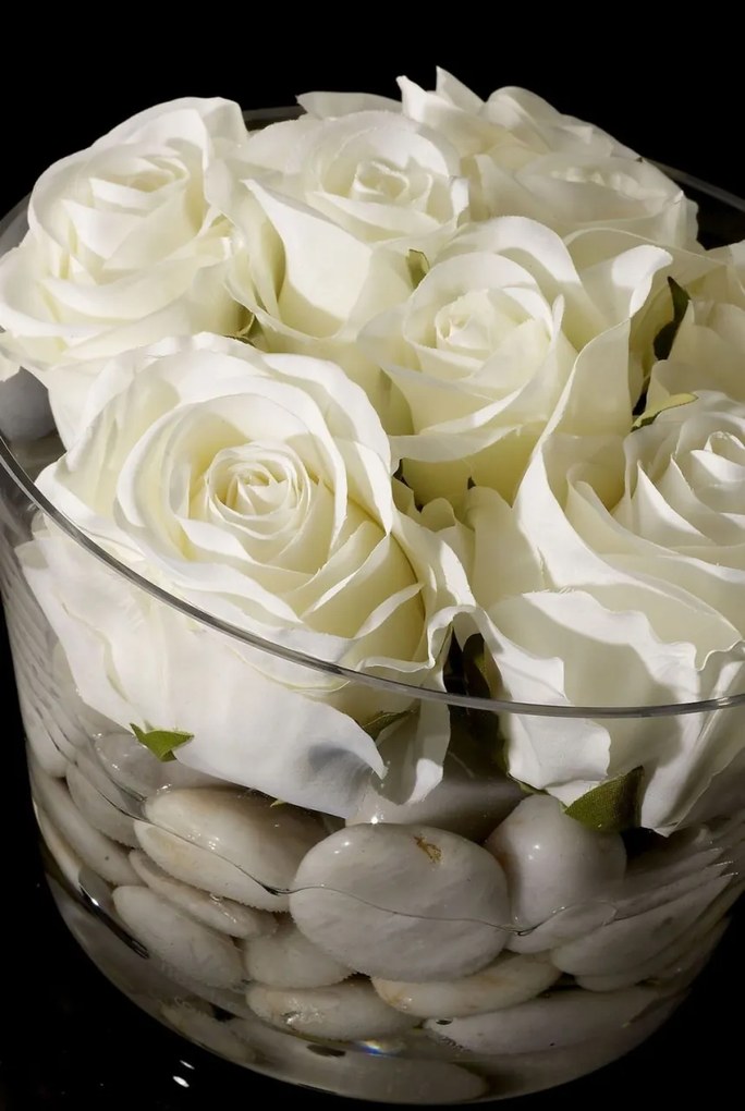 Aranjament floral decor festiv design LUX, ROMANTIC ROSE MEDIUM 1141055.93