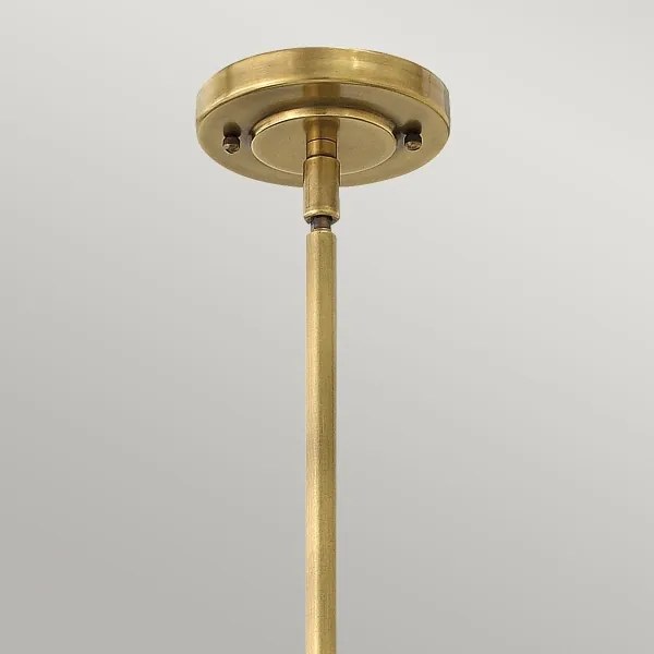 Lustră pe tijă Hinkley HK-AMELIA-P-S-RB AMELIA 1xE27/60W/230V alamă