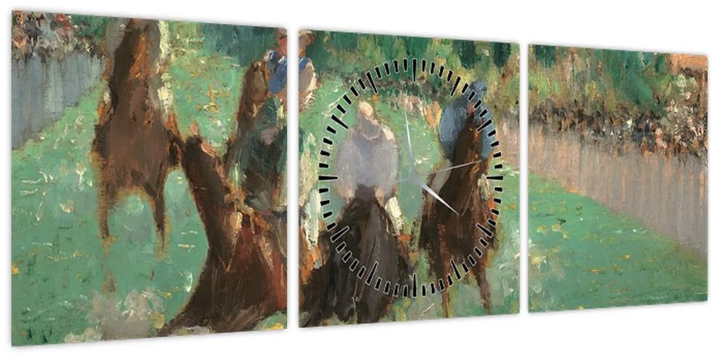 Tablou - Edouard Manet, At the Races, reproducere (cu ceas) (90x30 cm)