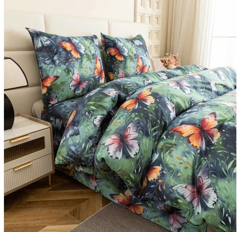 Lenjerie de pat din microfibra COLORFUL BUTTERFLY, colorat Dimensiune lenjerie de pat: 70 x 90 cm | 140 x 220 cm