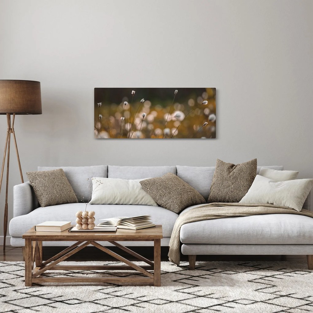 Tablou - Pajiște cu iarbă de cozonac N⁰2 (120x50 cm)
