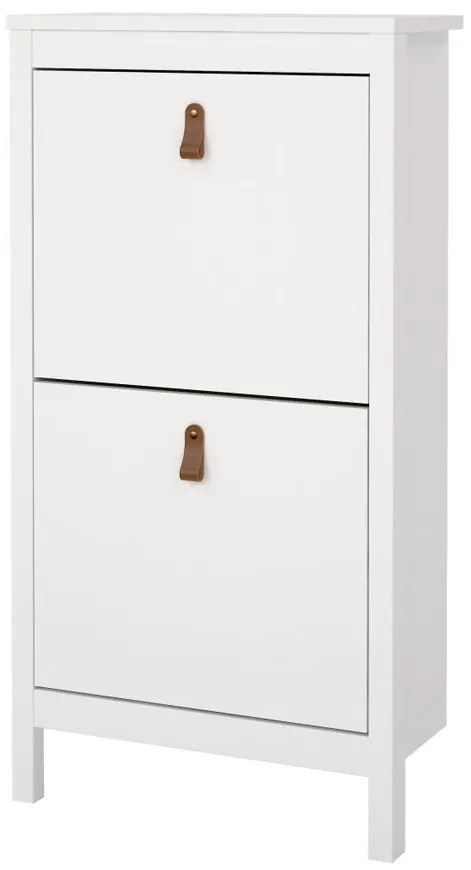 Suport pentru pantofi Real îngust, alb