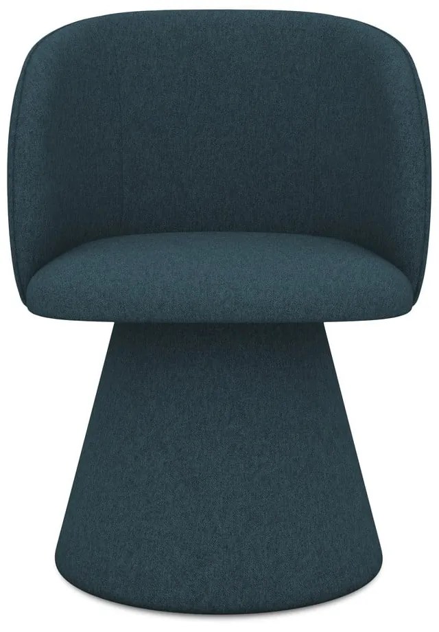 Scaun de sufragerie petrol tapițat Maia – Makamii
