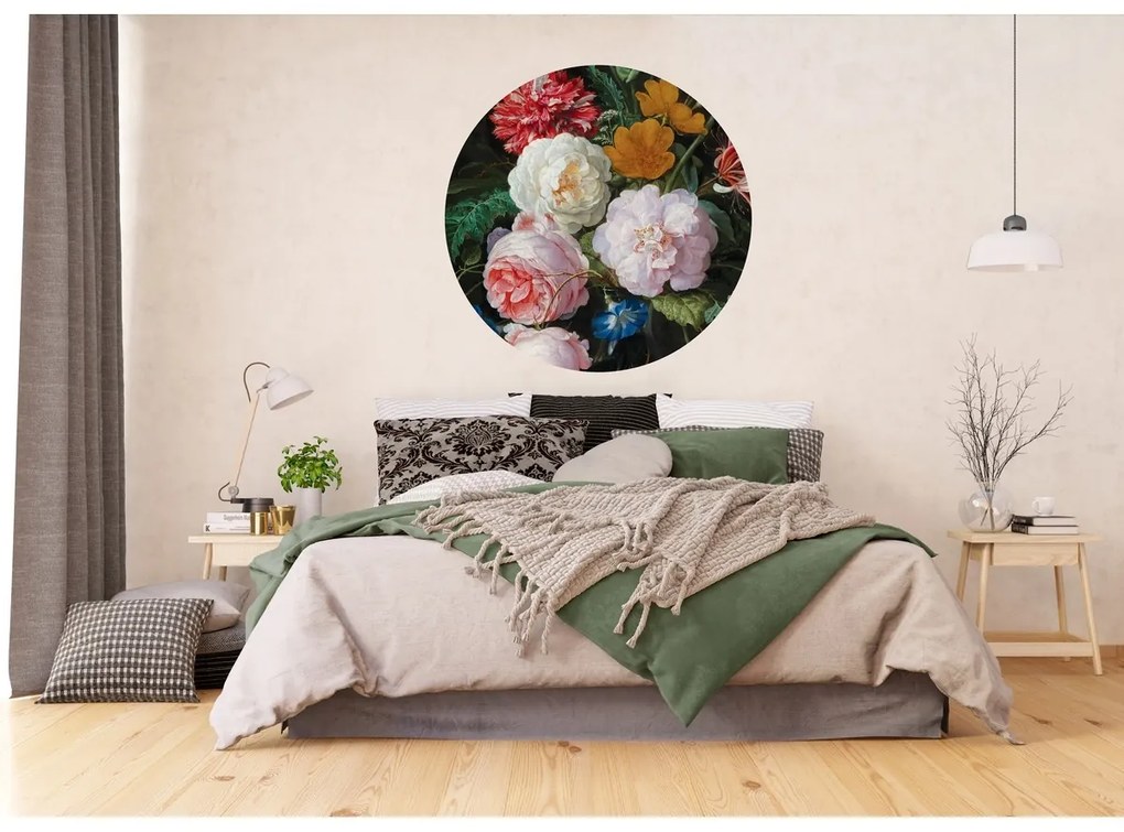 Fototapet circular Old Painting 125 x 125 cm, 2părți